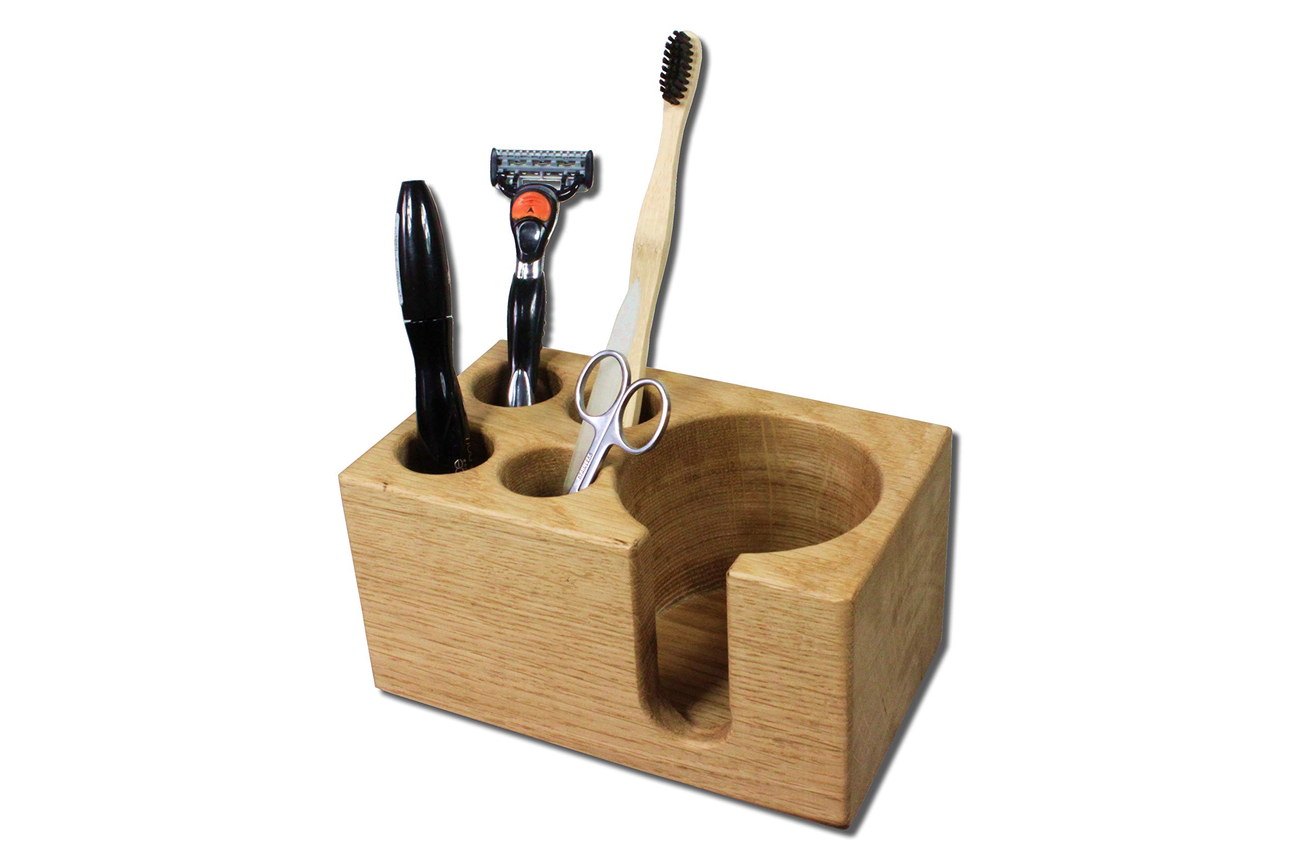 Organizador de lavabo Oak-Paddy-Marie ideal para ordenar tu ba&ntilde;o