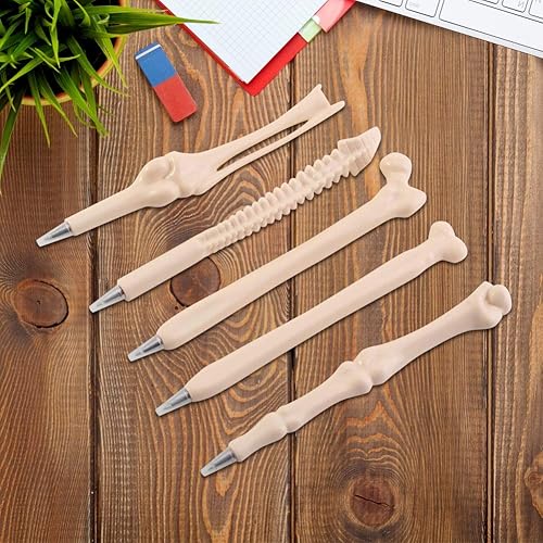 Miniatura 7 de Fydun 5 unidsset huesos forma bolígrafo suministros de oficina decoración de uso doméstico