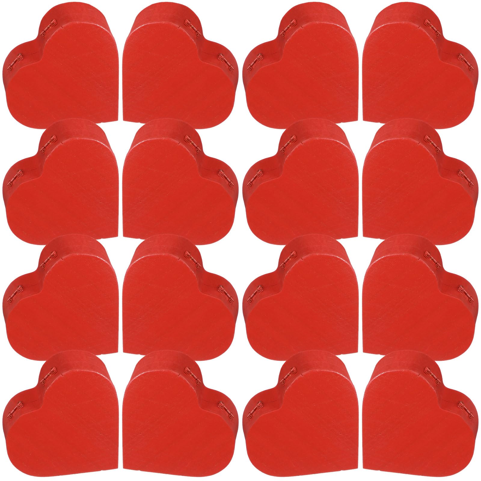 Boîte en bois rouge en forme de cœur Marsui, le coffret cadeau idéal Saint-Valentin