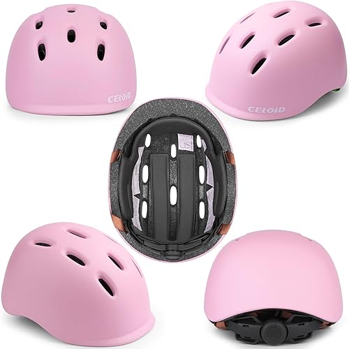 Miniatura 6 de CELOID Casco de bicicleta para niños de 5 a 8 a 10 a 14 a 16 años, para niños y niñas, para ciclismo, monopatín, patineta, patineta, casco