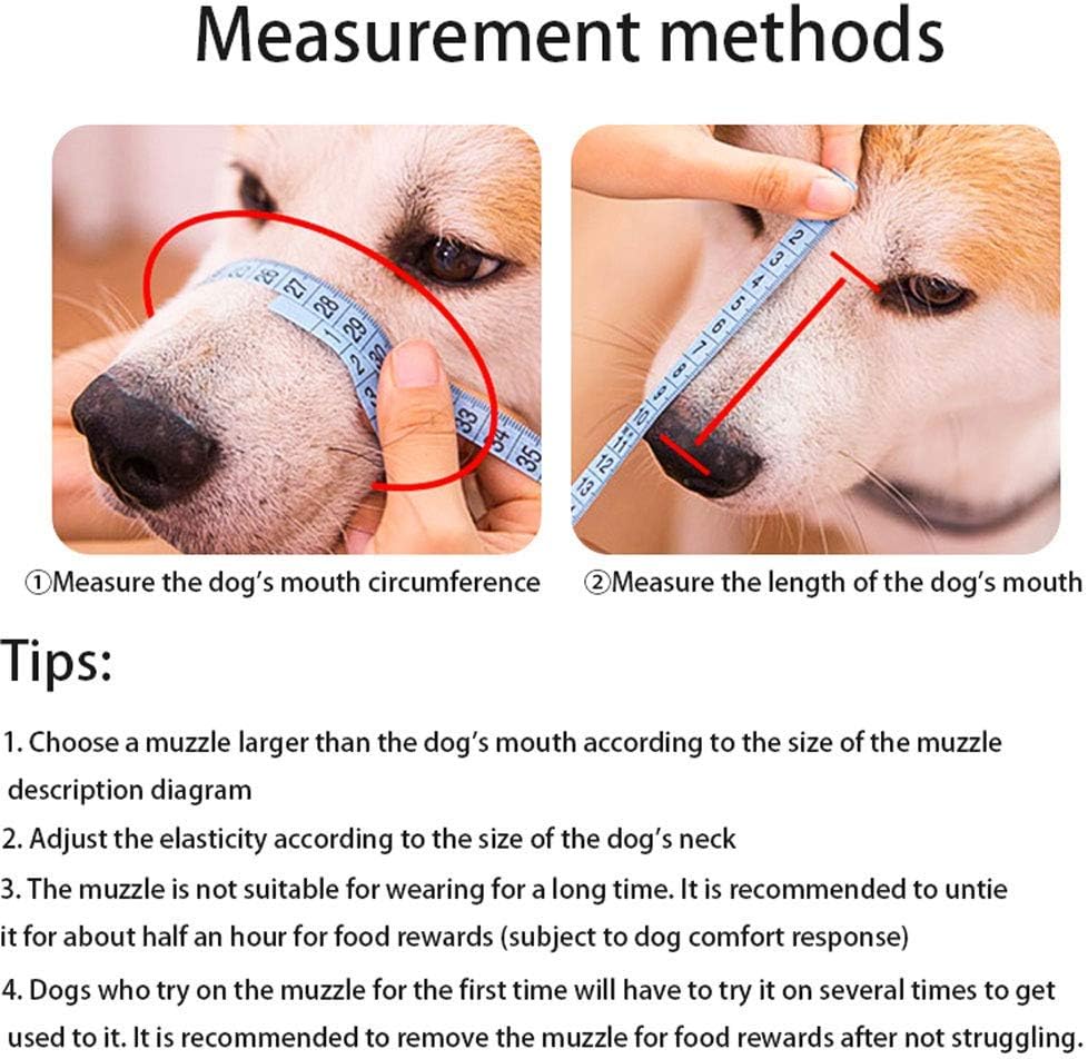 Dog Training Muzzle, Dog Mouth Guard: Protect & Control Barking, Chewing, and Eating with Breathable Silicone Muzzle