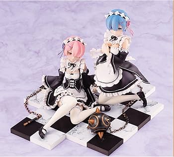 Amazon.co.jp: Re:ゼロから始める異世界生活 ラム＆レム 特製台座