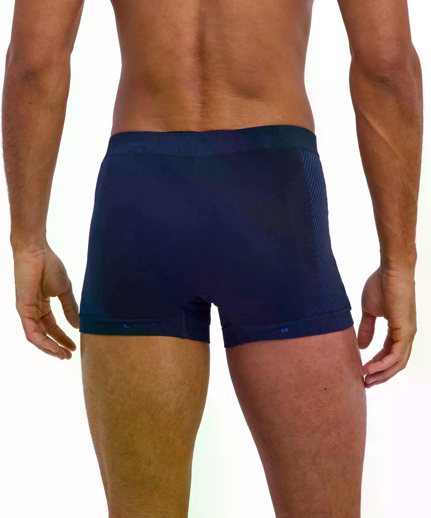 FALKE Herren Baselayer-Unterwäsche Warm M Bx Funktionsmaterial schnelltrocknend 1 Stück, Blau Space Blue 6116, XXL – Ansicht 2