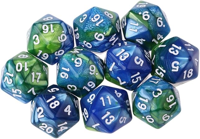 Amazon 10個 面 ダイス サイコロ 骰子 賽子 Mtg Rpgゲーム用 全7選択 5 ダイス サイコロ おもちゃ