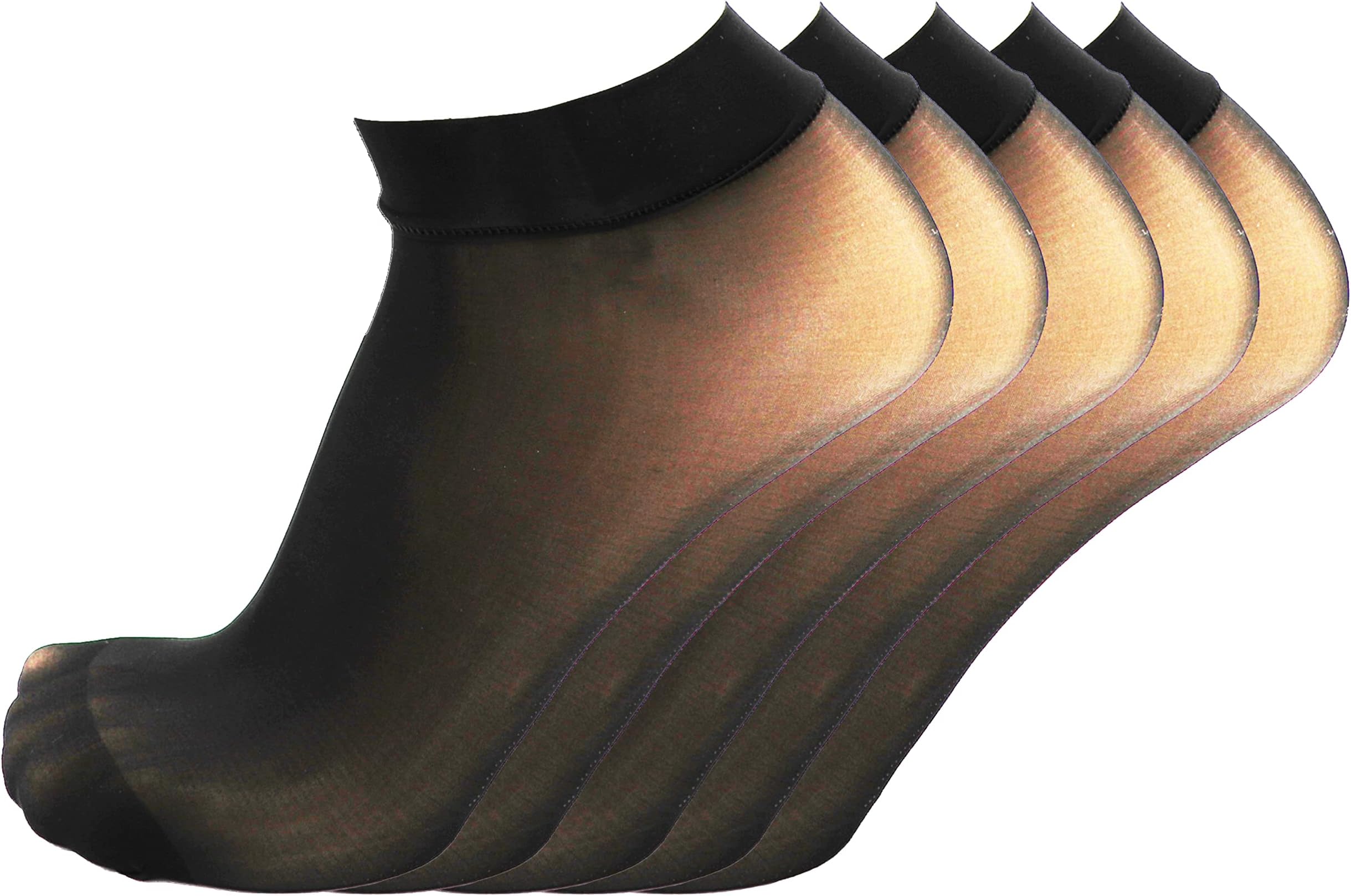 5 Pairs Mens Ice Silk Ankle Socks