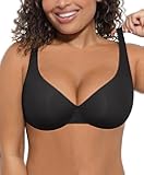 Bras for Women Unlined No Padding Comfort Underwire Plus Size Full Coverage Seamless Plunge Everyday Bras