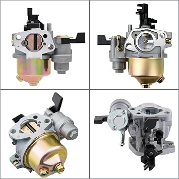 GX160 GX200 Carburetor Tune up Kits Fits for Honda GX120 GX140 GX 160 5HP 5.5HP 6.5HP Engine Parts, Rebuild Kit with Recoil Starter + Ignition Coil + Air Filter, Carb Replaces 16100-ZH8-W61