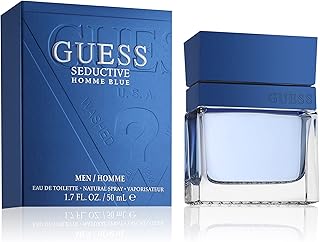 GUESS Seductive Blue Men/Homme Eau de Toilette Cologne Spray For Men, 1.7 Fl. Oz.