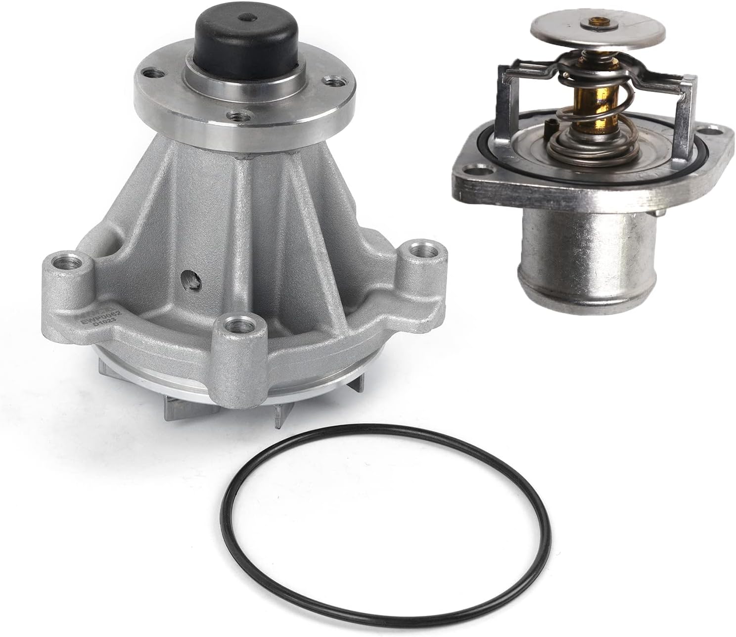 Water Pump Thermostat fit 05-14 for Ford E-150/E-250/E-350 Super Duty, 06-13 E-450 Super Duty, 03-10 F-250 Super Duty, 07-08 E-350 Econoline, 03-05 Excursion, 2005 E-150 Club Wagon