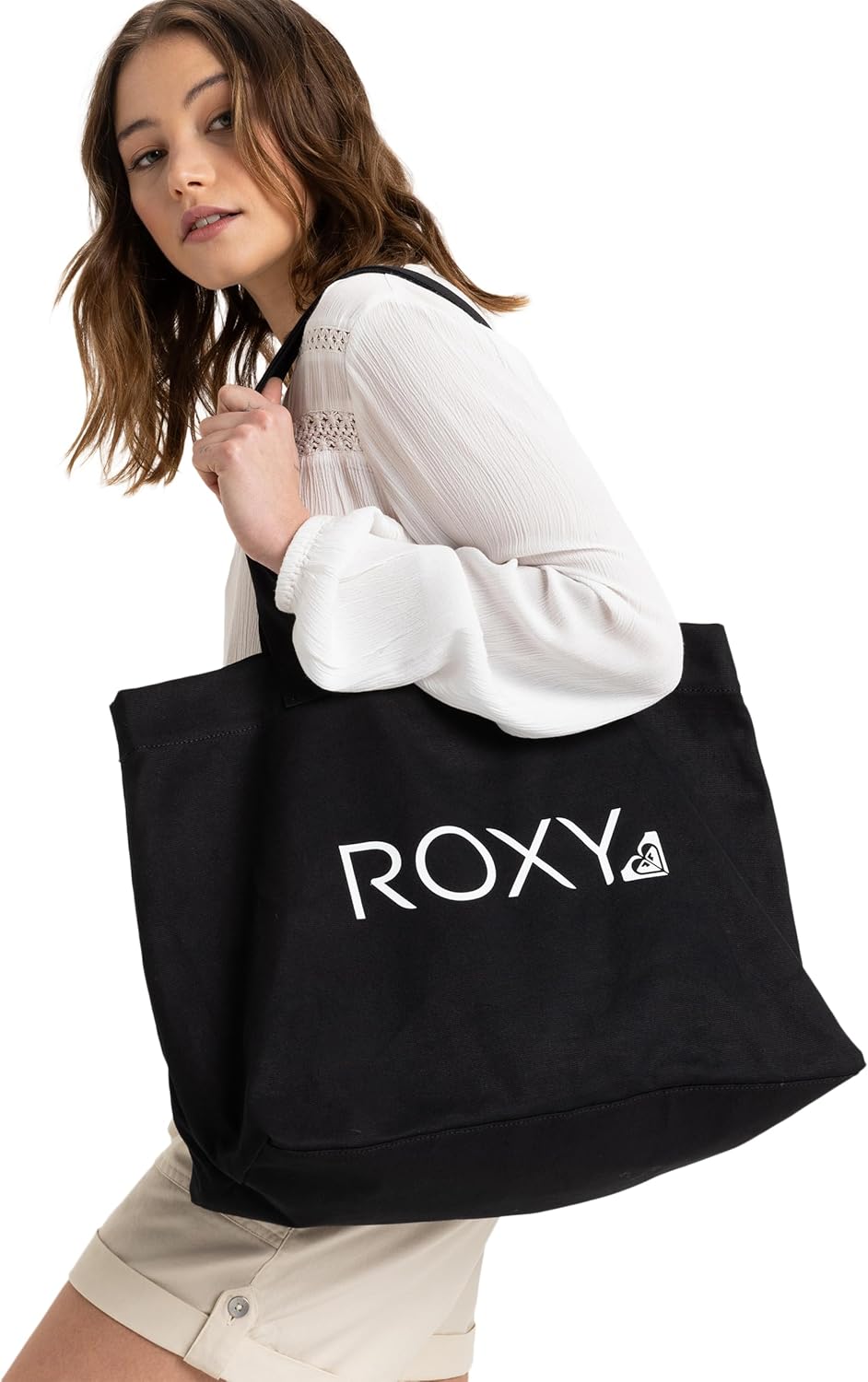 Roxy Cotton Tote Bag | Everyday Carry | Beach | Travel | Vacation | Reusable | Lightweight - Image 2