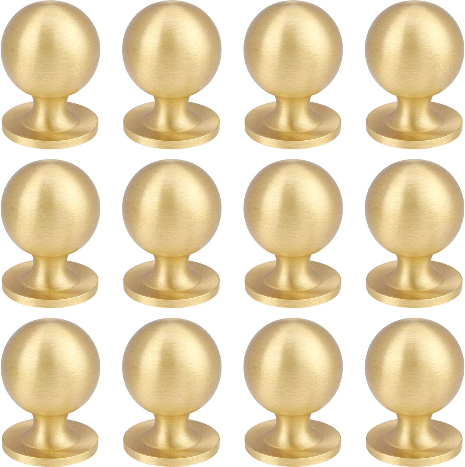 Asidrama 10pcs Polished Chrome Cabinet Knobs, Zinc Material, For Kitchen Cabinets, Drawers - View #6