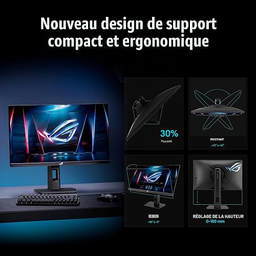 ASUS ROG Strix XG248QSG Ace 24.1" Full HD 610Hz 0.7ms Height Adj Gaming Monitor - 6