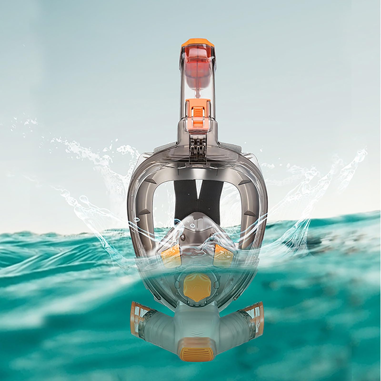 Máscaras de Buceo Máscara de natación, Snorkel seco Completo, Equipo Buceo para Uso Diario