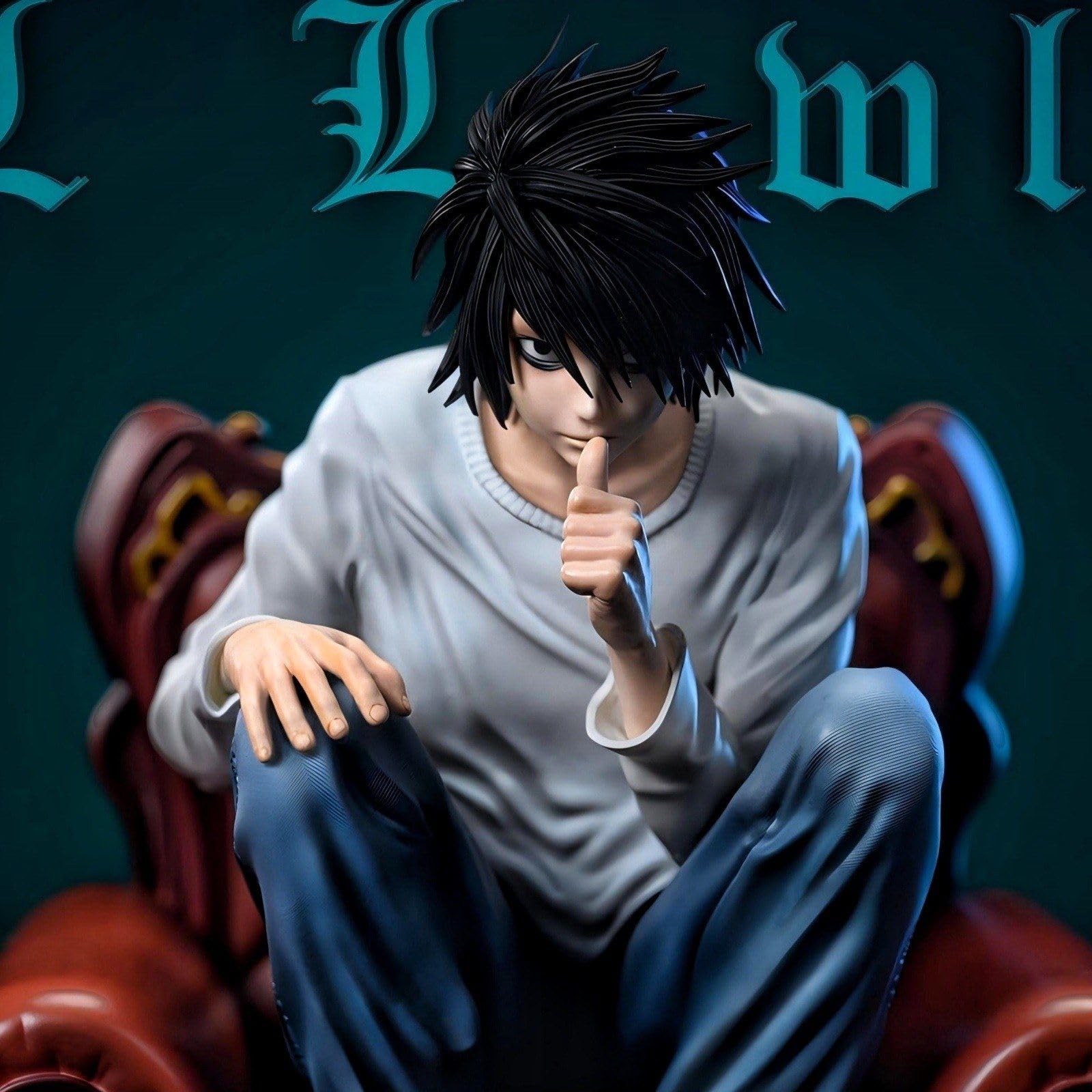 Statua Anime L 15 Cm – Light Yagami, L E Ryuuku | Action Figure Collezionabile In PVC, Ideale Come Decorazione Desktop