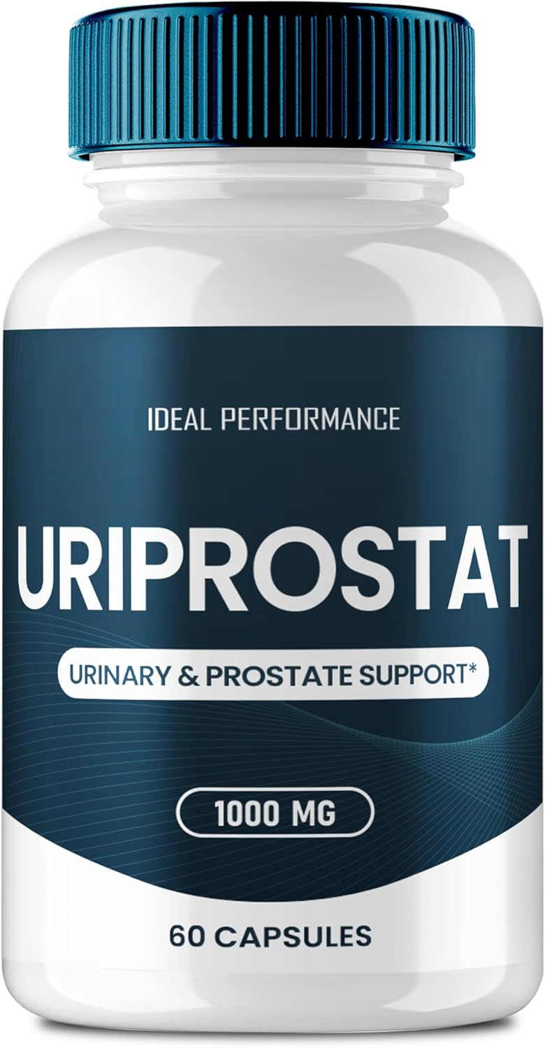 Uriprostat Prostate Health Supplements for Men Capsules, Official Uriprostat All Natural Support Pills - Maximum Strength for Daily Wellness, Uri Prostat Health Support Reviews (60 Capsules)