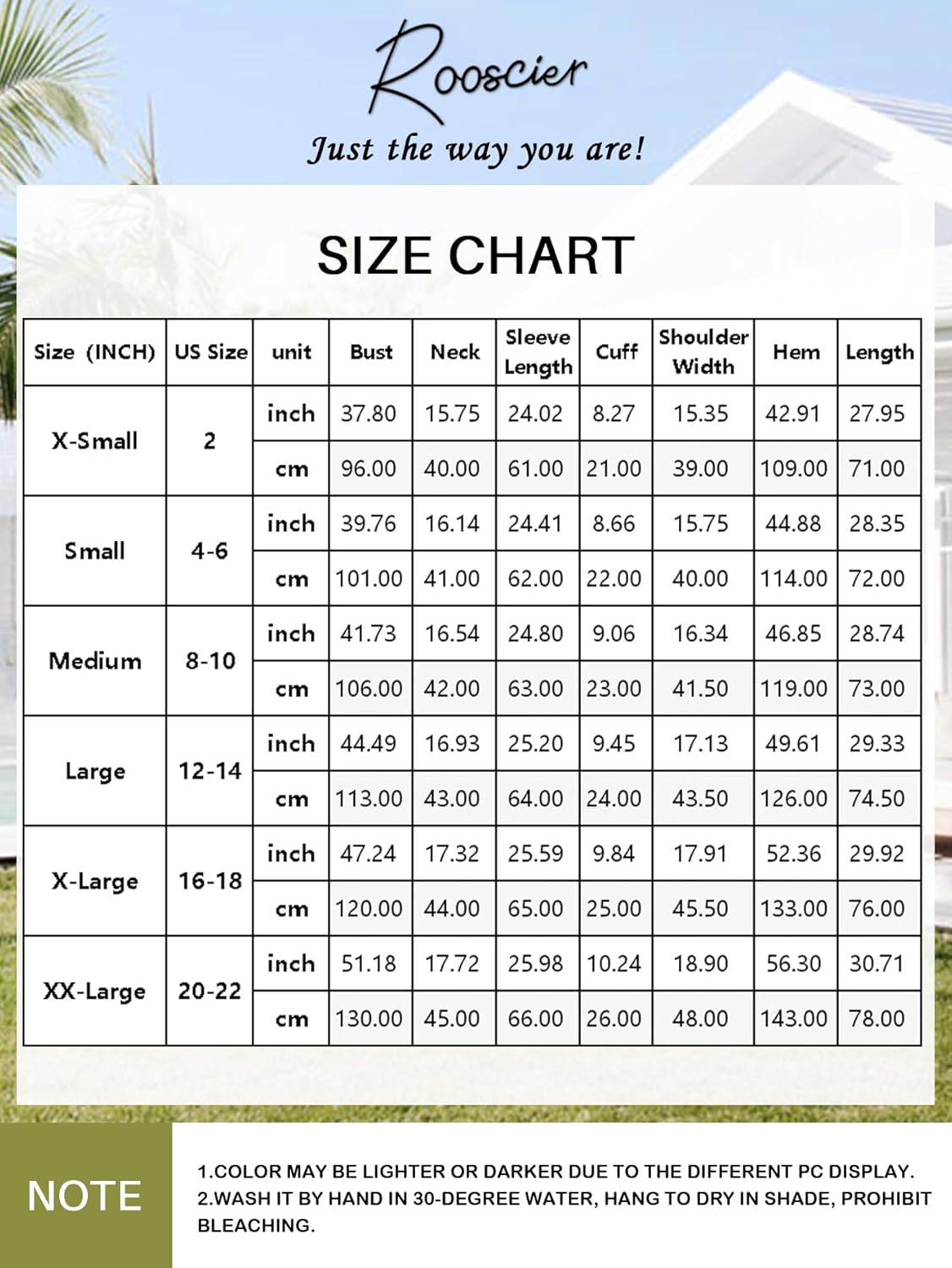 Rooscier Women's Button Down Collared Long Sleeve Office Work Blouse Shirt Top with Pocket - Image 3