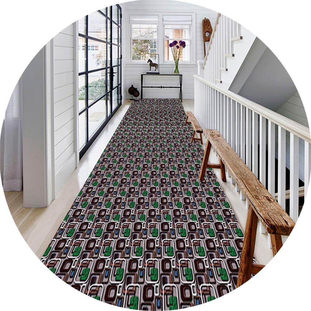 Alfombras de pasillo largo para entrada y exterior ZRUYI con diseño moderno 3D