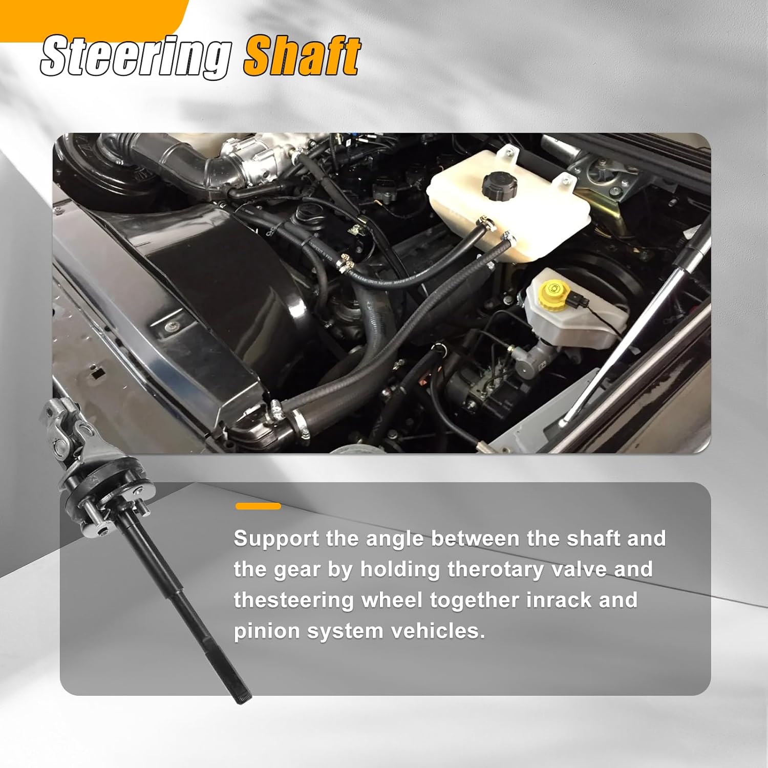 45220-04010 Intermediate Steering Column Shaft Compatible with 2005-2015 Toyota Tacoma 2.7L 4.0L V6 Pickup Replace 45220-04010 425-602 4522004010