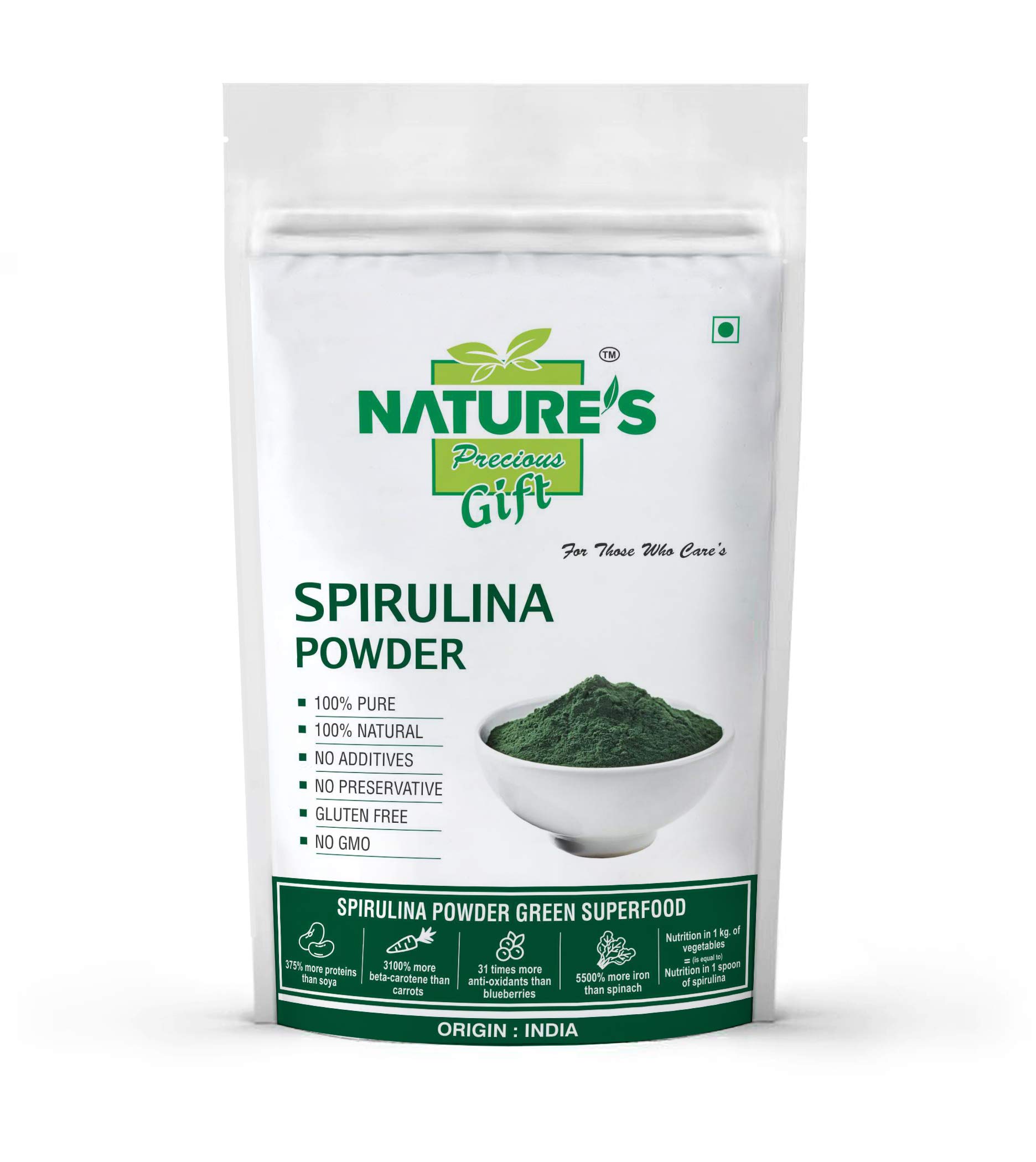 NATURES GIFT - FOR THOSE WHO CARES Spirulina Powder - 100 GM (B07ZDFQFJS) Amazon Price History, Amazon Price Tracker