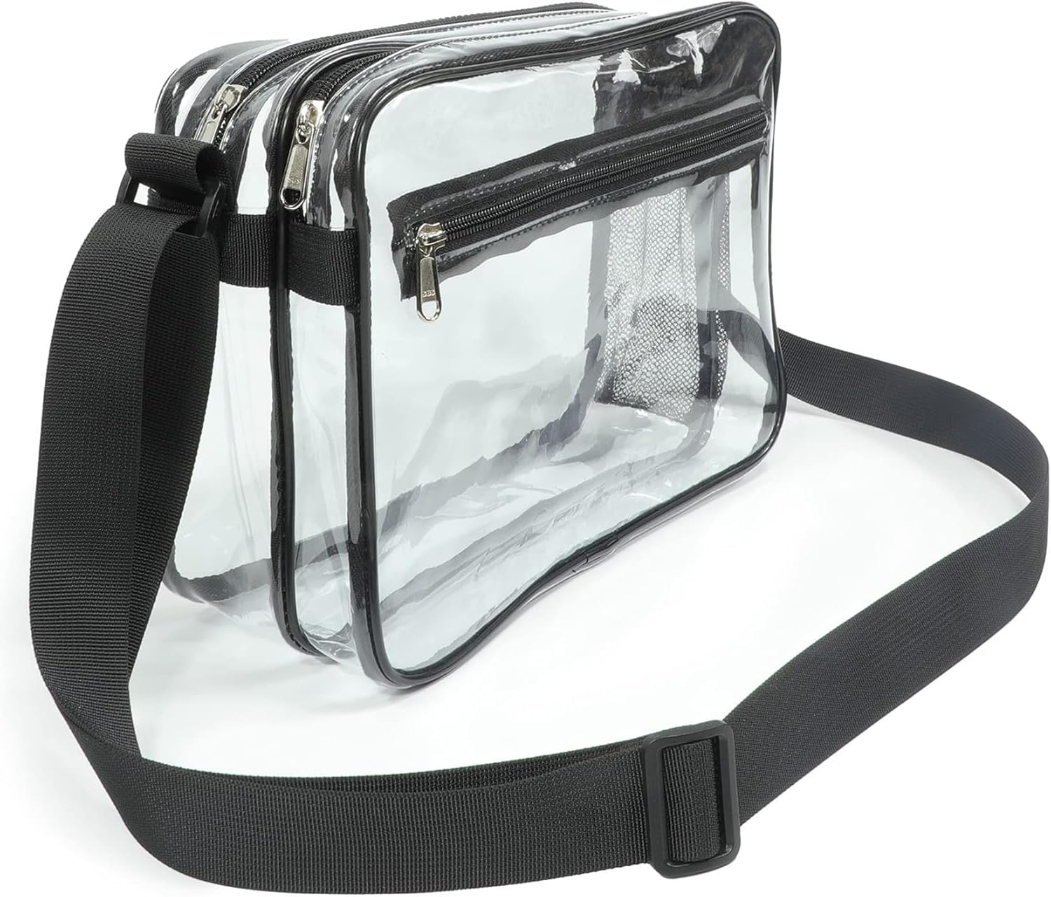 Higuyst Clear Messenger Bag Stadium Approved 12x12x6, Two