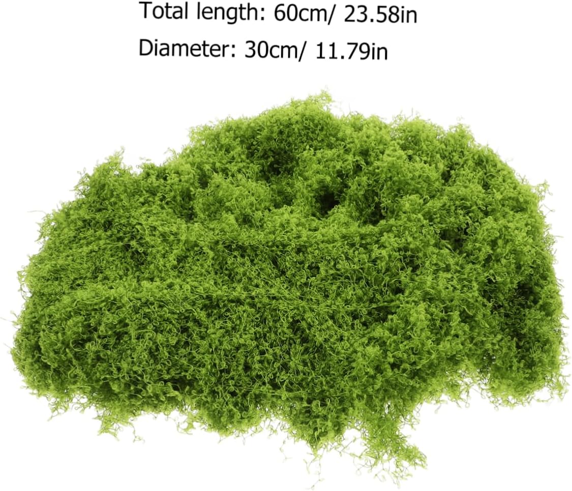 Artificial Plant Moss Ball Greenery Decoration Faux Moss for Terrarium DIY Micro Landscape Decor