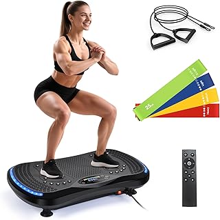 ServeUmeal SZJ-01 Vibration Plate Exercise Machine, 400 lbs Capacity, 200 Speeds