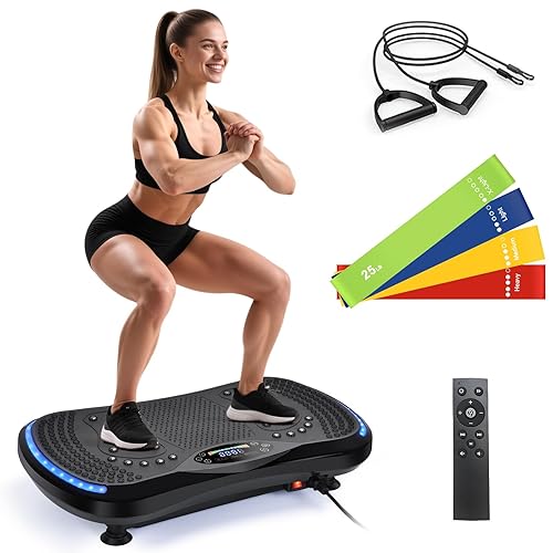 Vibration Plate Exercise Machine for Lymphatic Drainage, Vibration Machine for