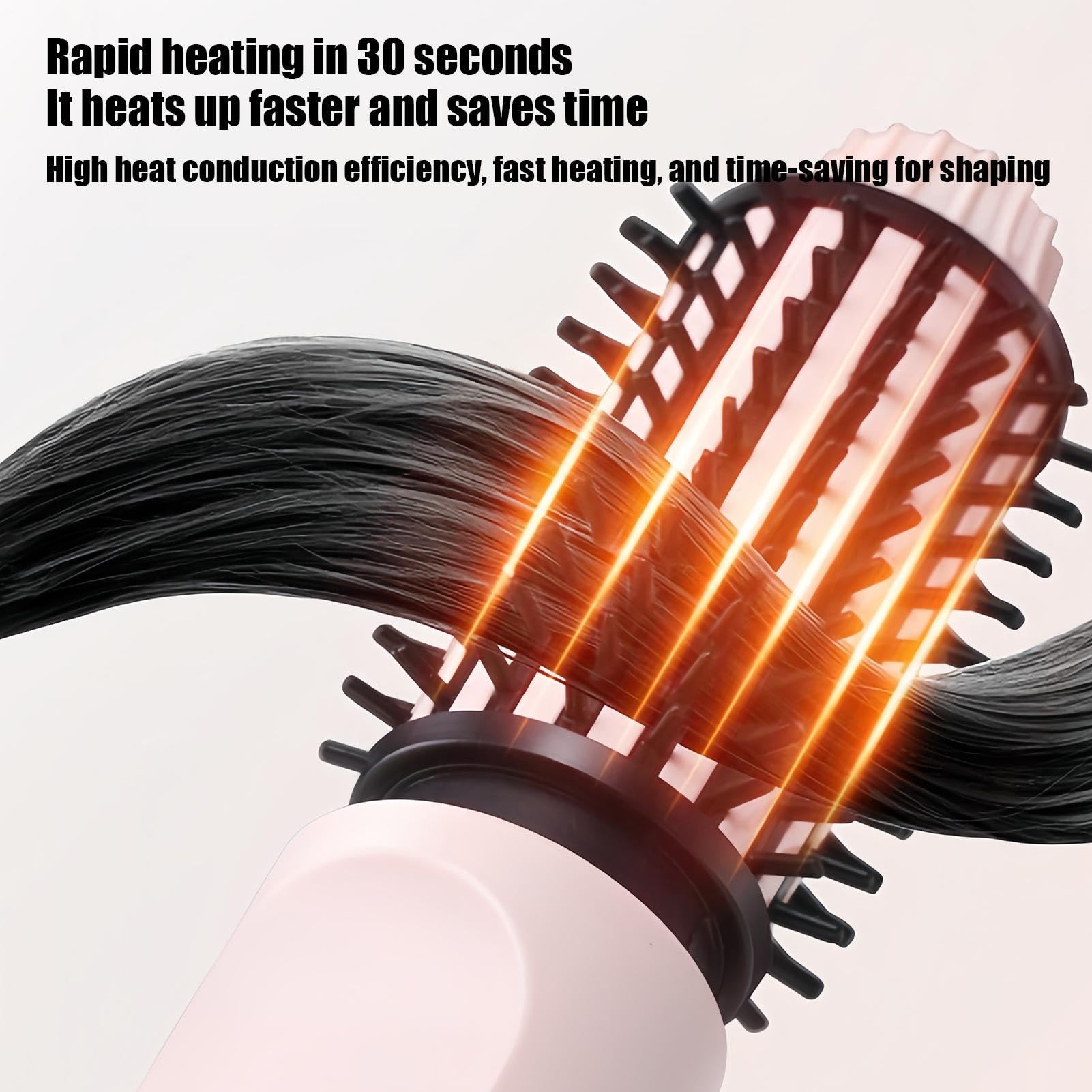 Spazzola per arricciatura per capelli pettine arricciacapelli per
