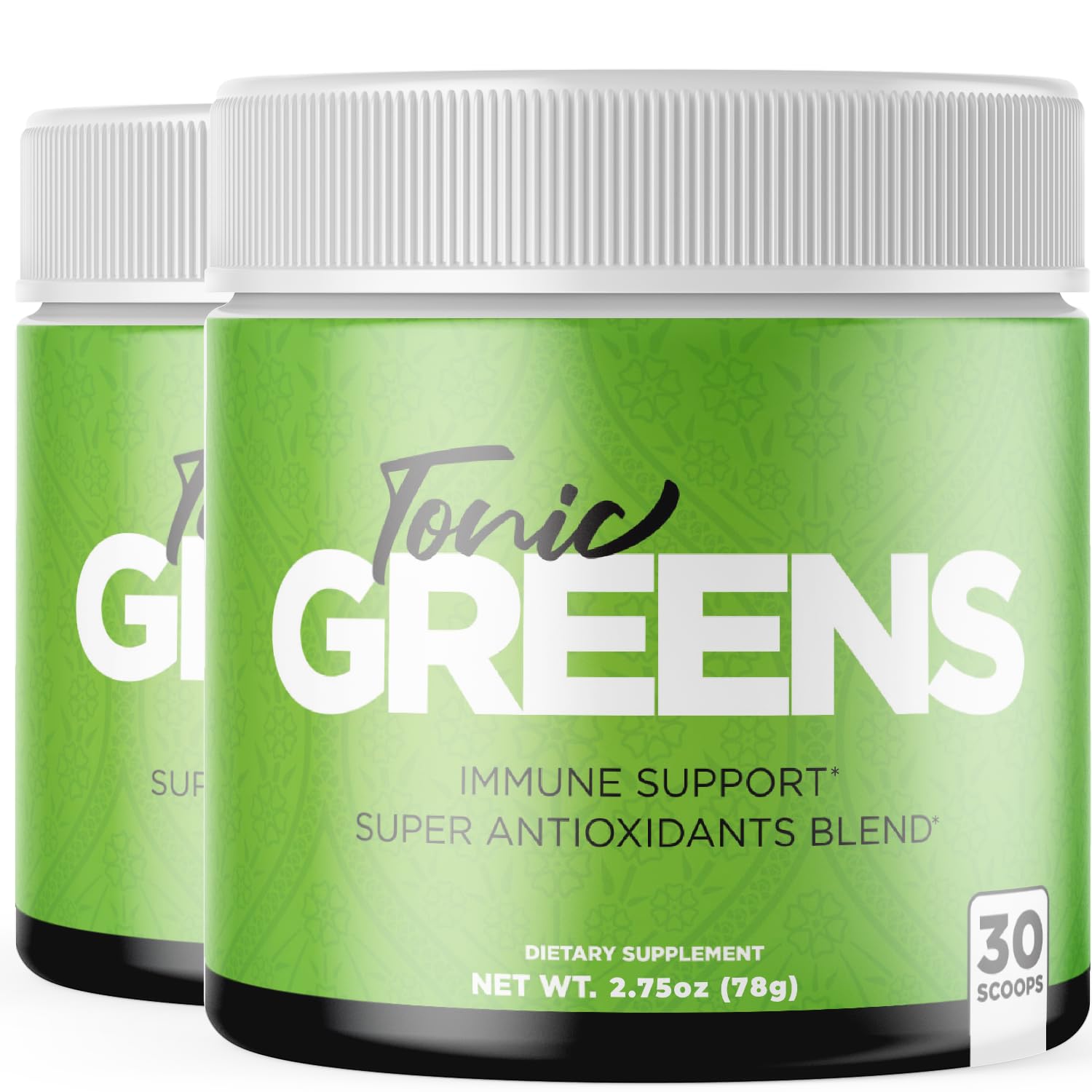 S.O Labs (2 Pack Tonic Greens Immune Support Super Antioxidants Blend Powder - Tonic Greens Immune Support Shake - Tonic Greens Advanced Formula Support Drink - (5.50 OZ)