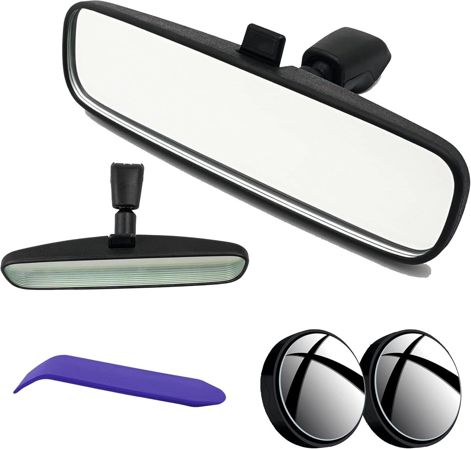 EAP Inside Rearview Mirror Compatible With Nissan Altima, Frontier, Kicks, Leaf, Maxima, Murano, NV, Pathfinder, Rogue, Sentra, Titan, Versa, Xterra, Juke, Compatible With Infiniti EX, G, Q, QX, I, M
