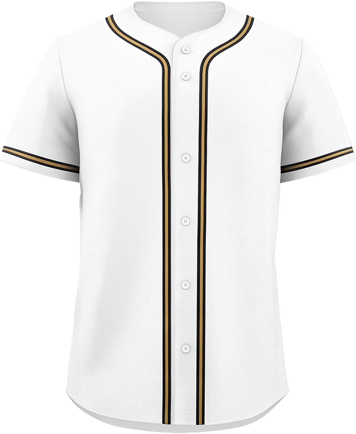 KXK Men Plain Baseball Jersey for Women Adult Blank Personalized Hip Hop Button Down Baseball Shirts