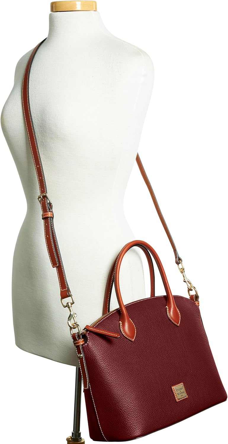 Dooney & Bourke Handbag, Pebble Grain Domed Satchel