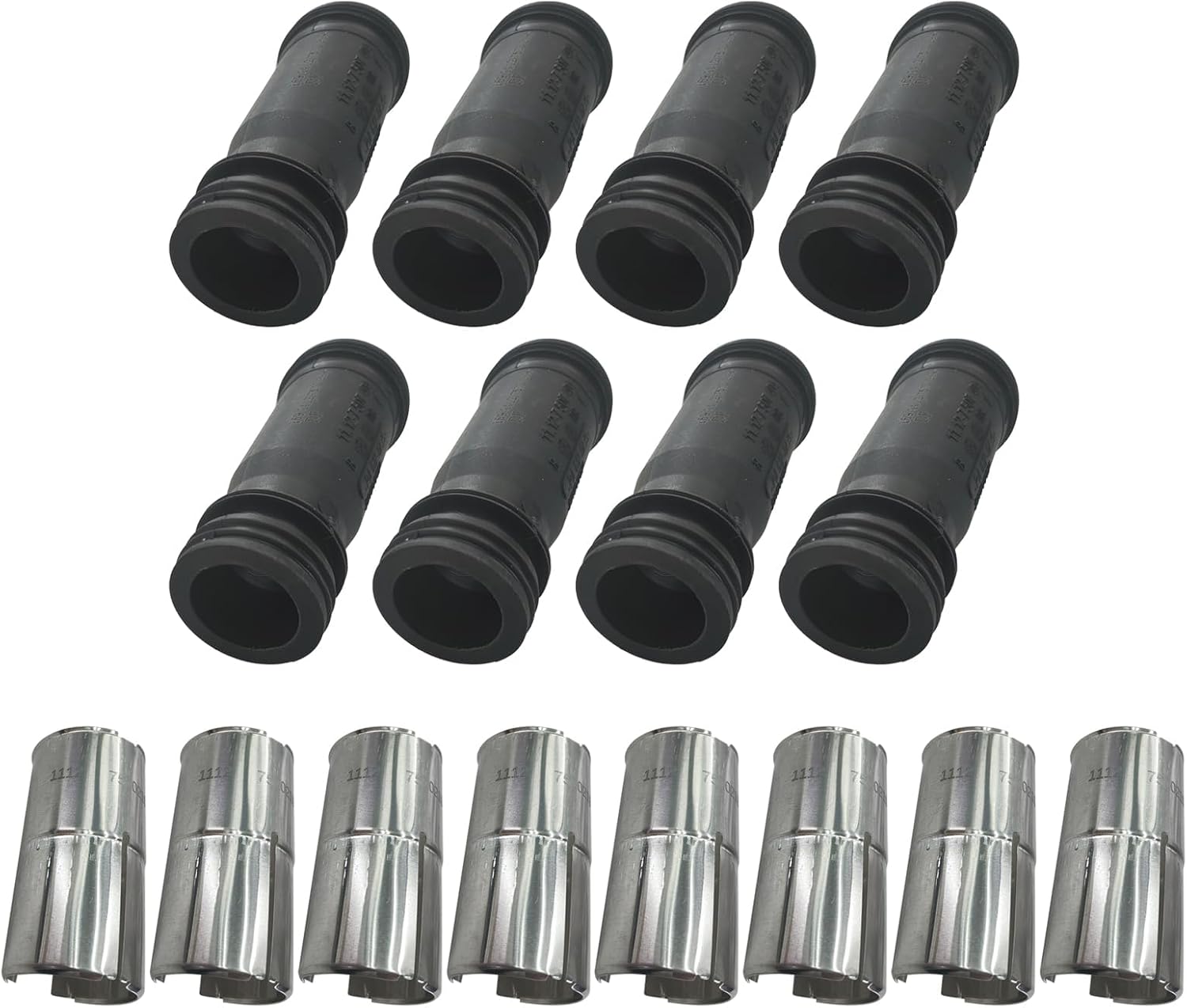 SHOWSEN 11127507404 8Pcs Spark Plug Protect Tube Compatible with 2000-2010 BMW X5 E53 E60 E63 E64 E65 E66 E70 Replacement 11127570219