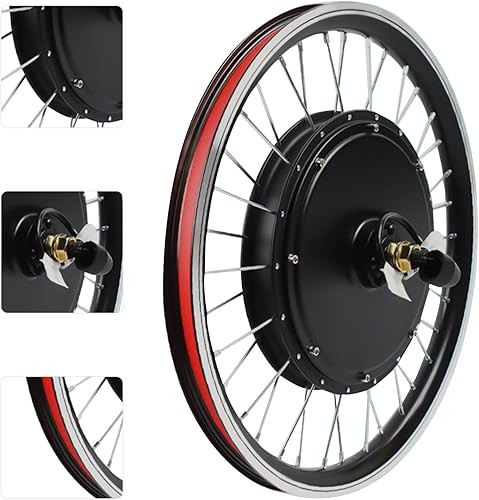 Miniatura 6 de Kit de conversión de bicicleta eléctrica de 20 pulgadas, 48 V, 1000 W, rueda delanteratrasera, kit de conversión de bicicleta eléctrica con potente