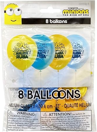 Amazon ミニオン 風船 8コセット 怪盗グルー バルーン パーティー 誕生日 装飾 風船 バルーン おもちゃ