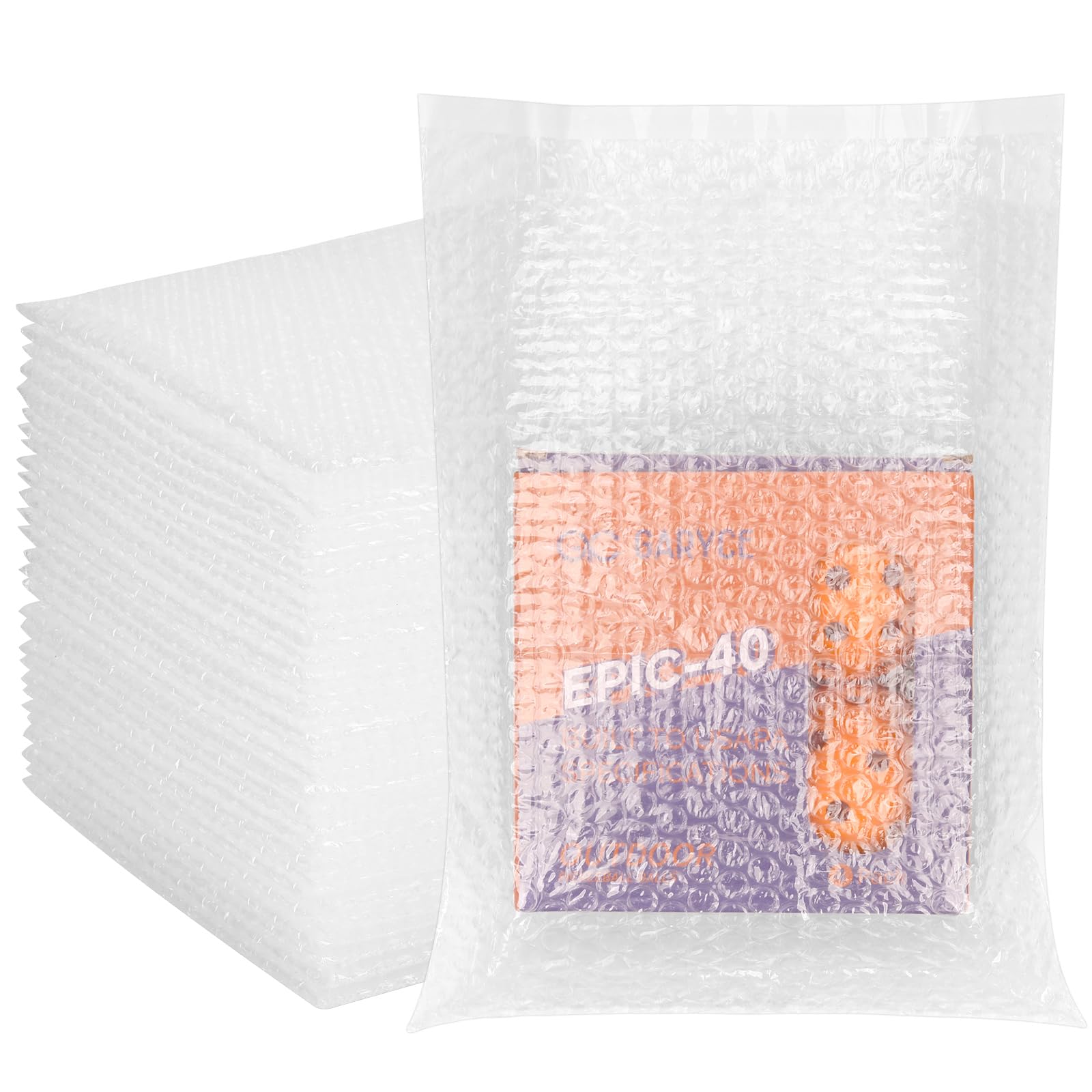 CKVIHAV 30Pack Self-Seal Bubble Out Bag Pouches 10 x 12 Inch Double Walled Self-Sealing Protective Big Bubble Pouches Wrap Cushioning Bags for