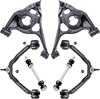 Vista 27 de Detroit Axle - Kit de brazos de control delanteros para Chevy GMC Silverado Sierra 1500 Avalanche Yukon Tahoe Escalade ESV EXT, 2 brazos de control