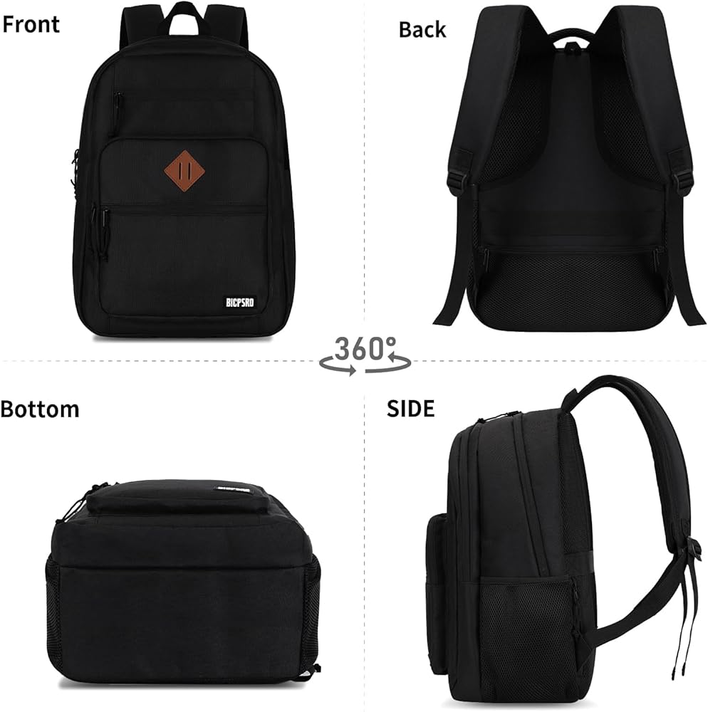 Amazon.com: BICPSRO Classic School Backpack for Boys Girls Teens