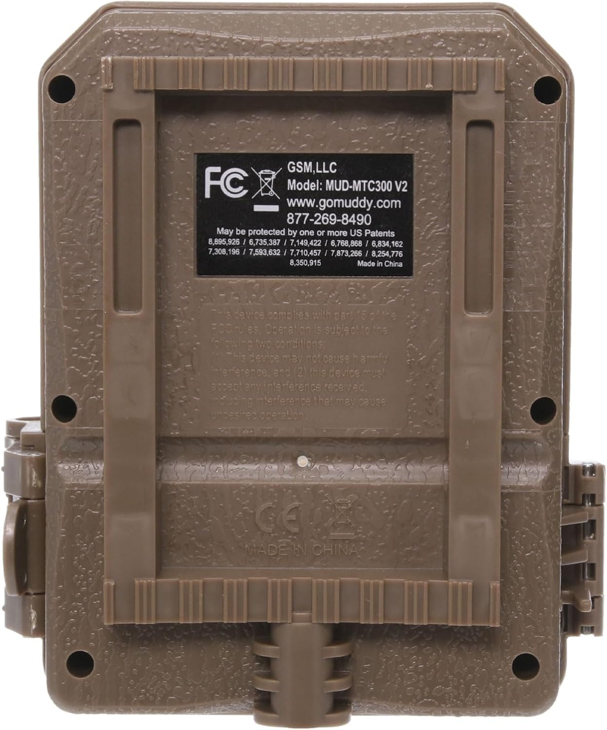 Side view of Muddy Pro Cam 18 showing mounting latch