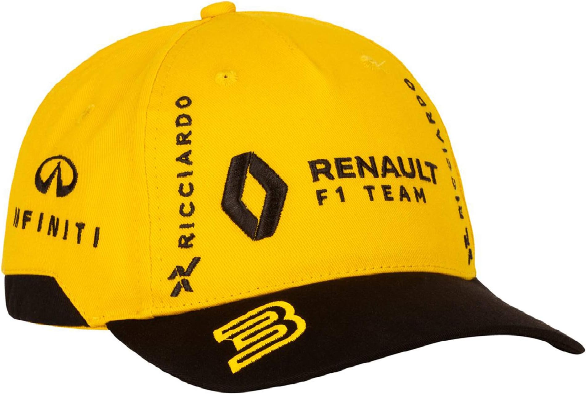 Renault F1 Team 2019 Daniel Ricciardo #3 F1 Driver Cap Adult One Size Official