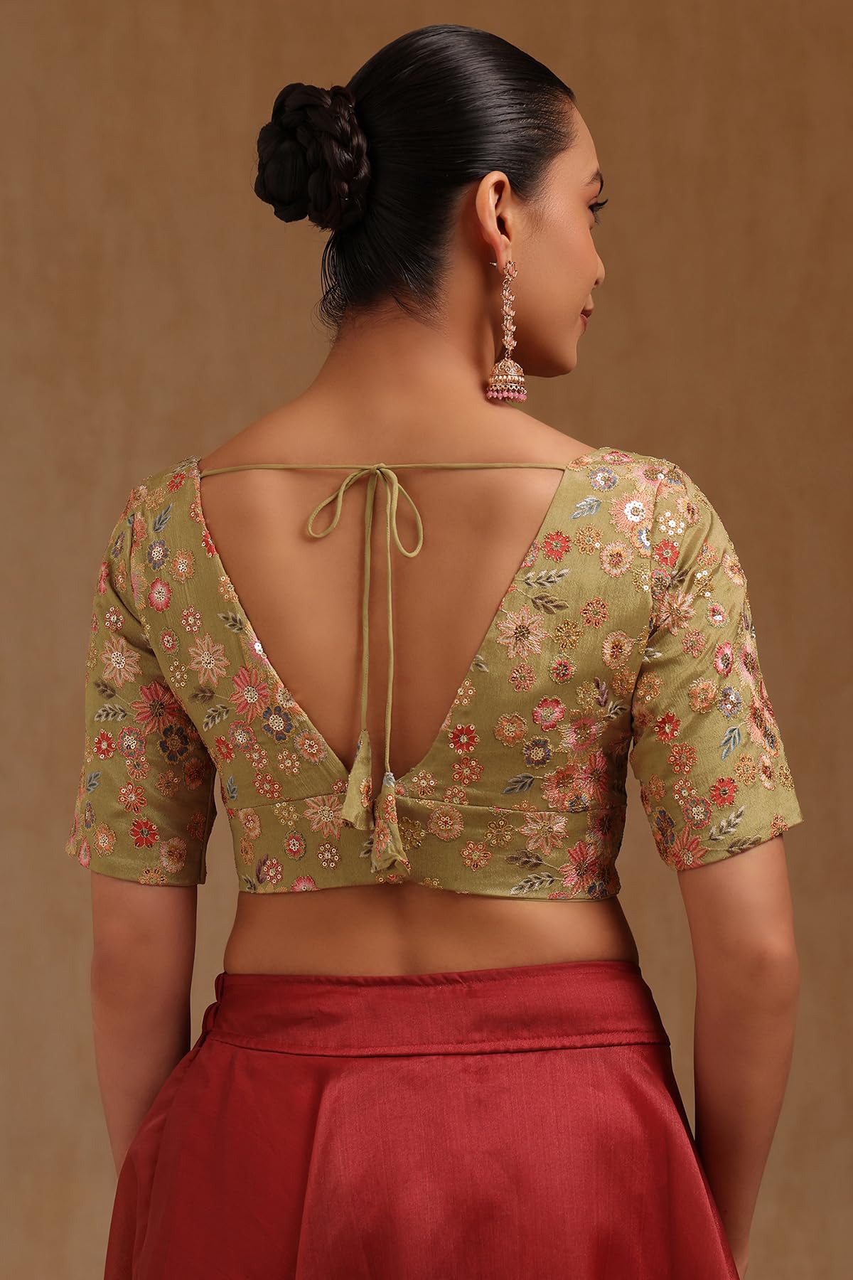 Soch Camicetta trapuntata da donna in georgette con paillettes