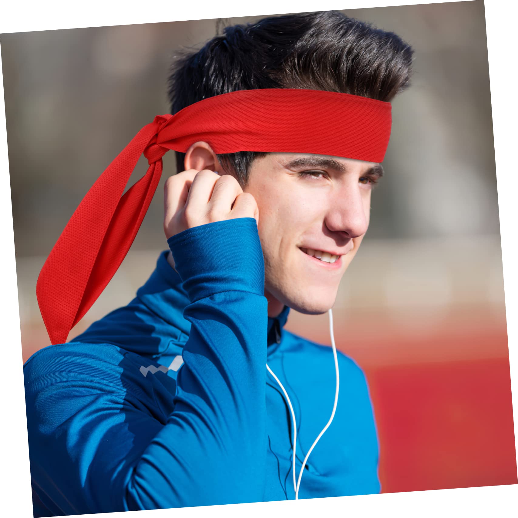 BESPORTBLE 8 Pcs Écharpe Bandeaux De Sueur Bandeaux pour Femmes Attaches De Cheveux pour Femmes Bandanas pour Femmes Bandeaux De Tennis Bandanas De Couleur Unie Cravate Bandeau pour Femmes