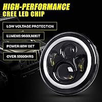 Vista 2 de 2 faros delanteros para Jeep Wrangler