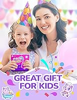 Vista 7 de iClever - Auriculares Bluetooth para niños, con orejas de gato iluminadas, 60H de tiempo de reproducción, carga rápida USB C, volumen seguro