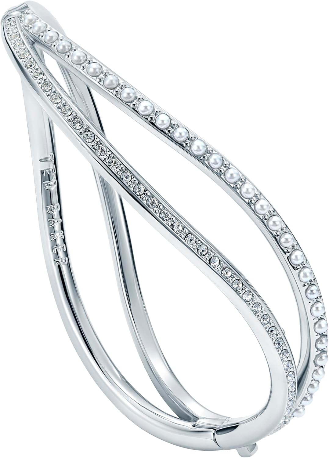 Ted Baker London Wavie Jewelled Wave Hinged Bangle Bracelet for Women