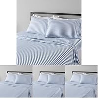 Vista 41 de Yaxa Basics - Juego de sábanas de microfibra ligeras súper suaves y libres de arrugas y transpirables de 3 piezas con bolsillos de 14 pulgadas