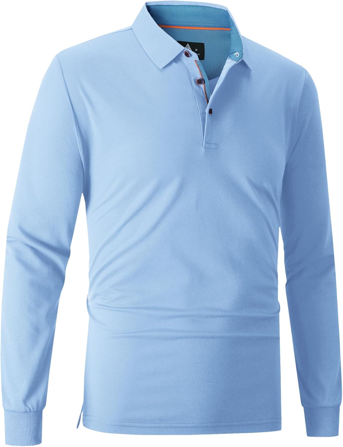 SWISSWELL Long Sleeve Polo Shirts for Men collared Performance Golf Shirts Casual Workwear Office - Image 2