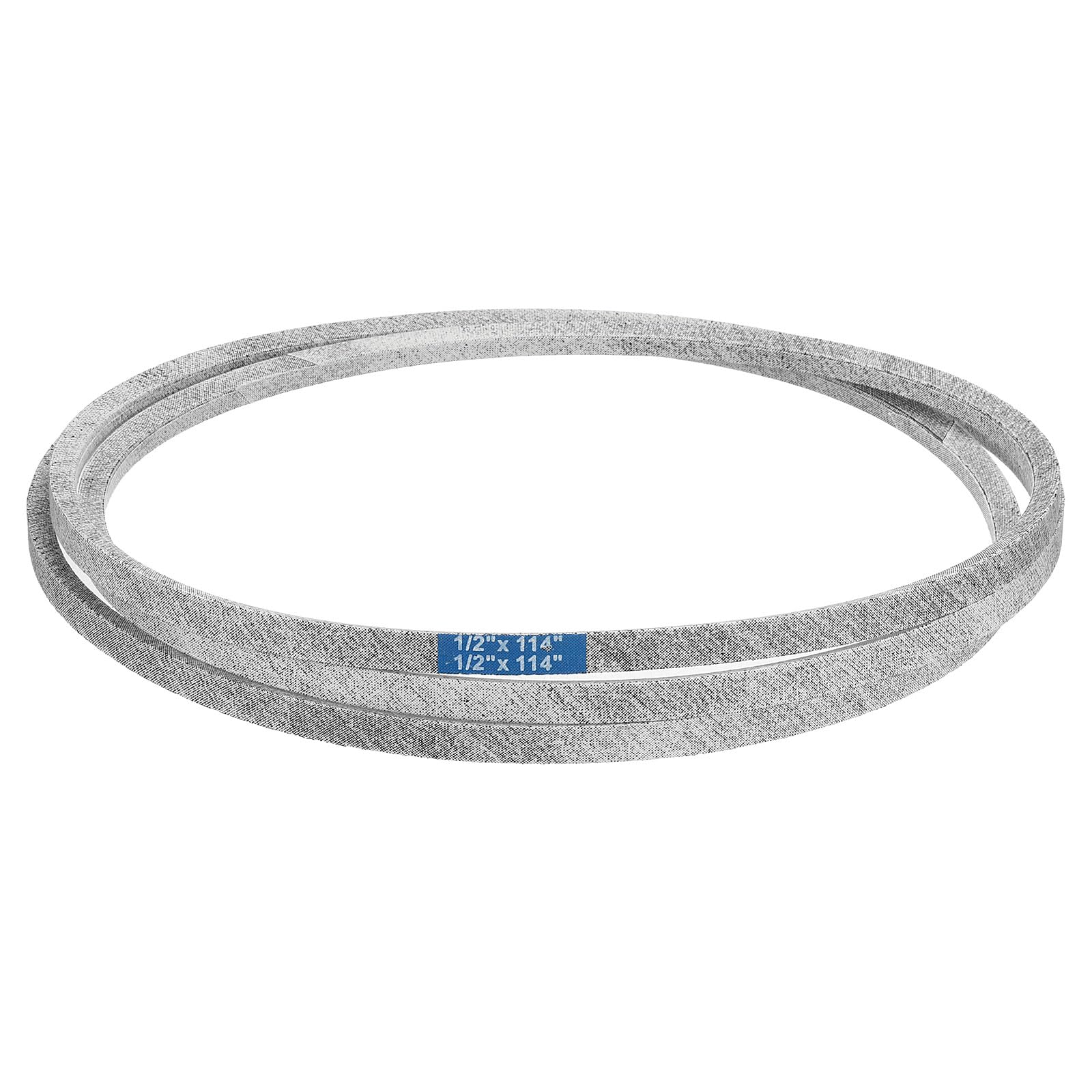 sourcing map Cord Mower Deck Belt 1/2" x 114" Aramid Replacement Cord Deck Drive Belt for M126536 B1JD99 75-299 7-078286 265-638 954-04137B 954-04137A 119-8819, Gray