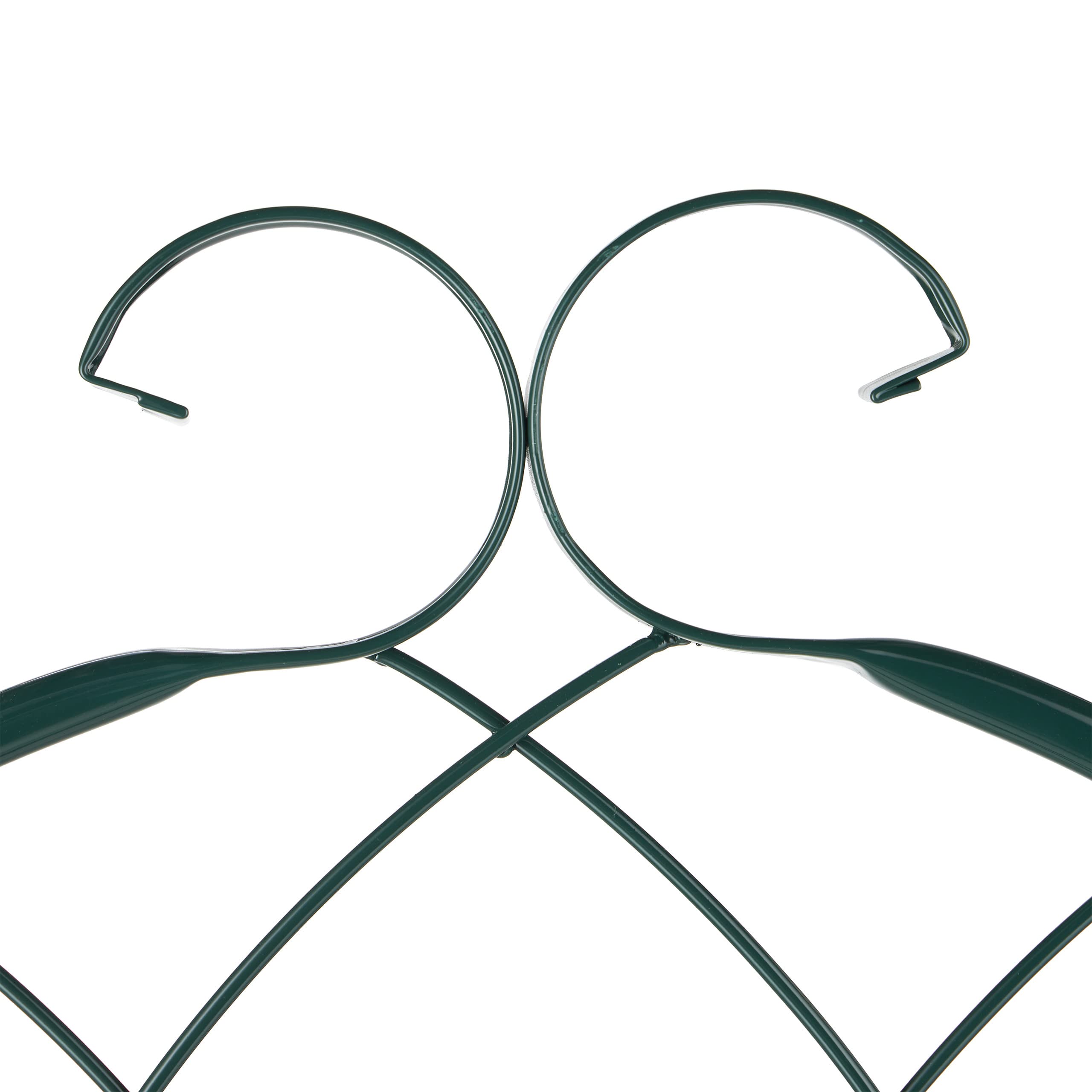 Relaxdays Grigliati per Rampicanti, Set da 2, HxL 220 x 50 cm, Supporti in Metallo per Piante Tralicci a Incastro, Verde, Ferro