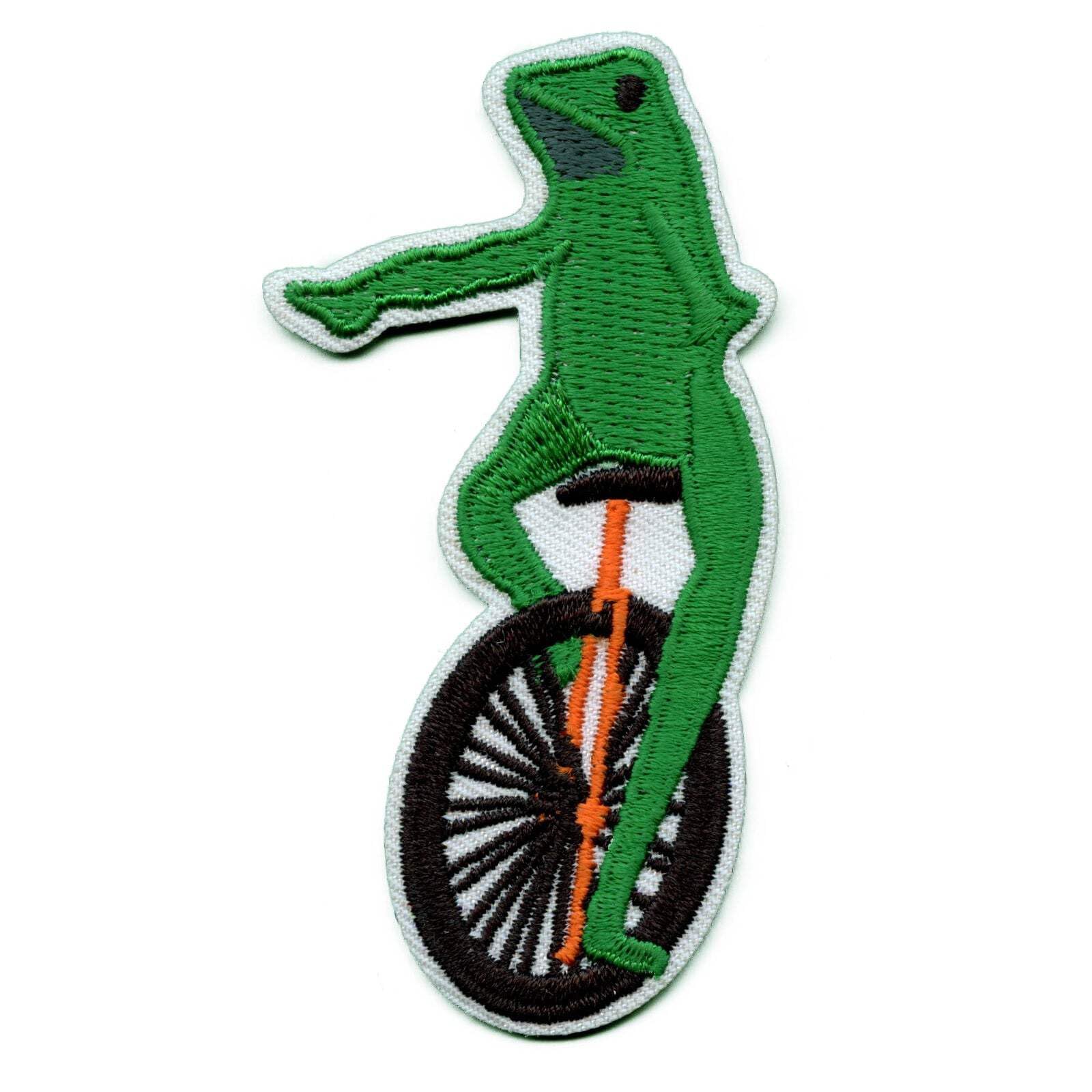 Amazon.com: Its Dat Boi 青蛙補丁Unicycle Meme 熨燙刺繡: 服裝，鞋子和珠寶